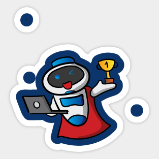 REMA, our Robot Superhero Sticker